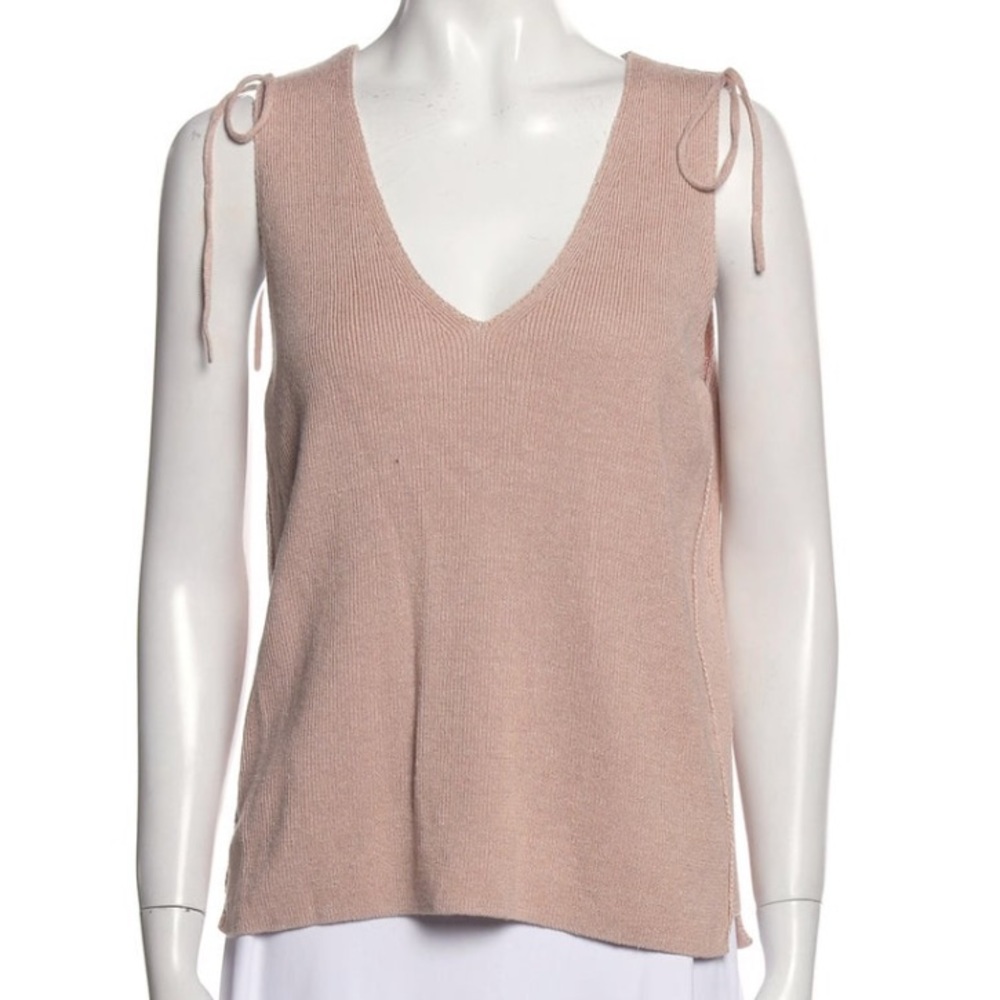 NWOT brochu walker tank blush pink L